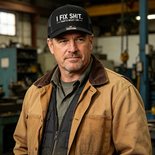 Casquette Trucker "I Fix Shit" – Style Camionneur