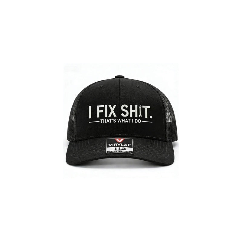 Casquette Trucker "I Fix Shit" – Style Camionneur