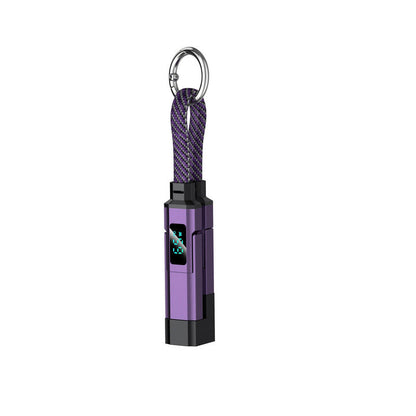 Câble 4-en-1 Fast-Charge avec Écran & Porte-clés