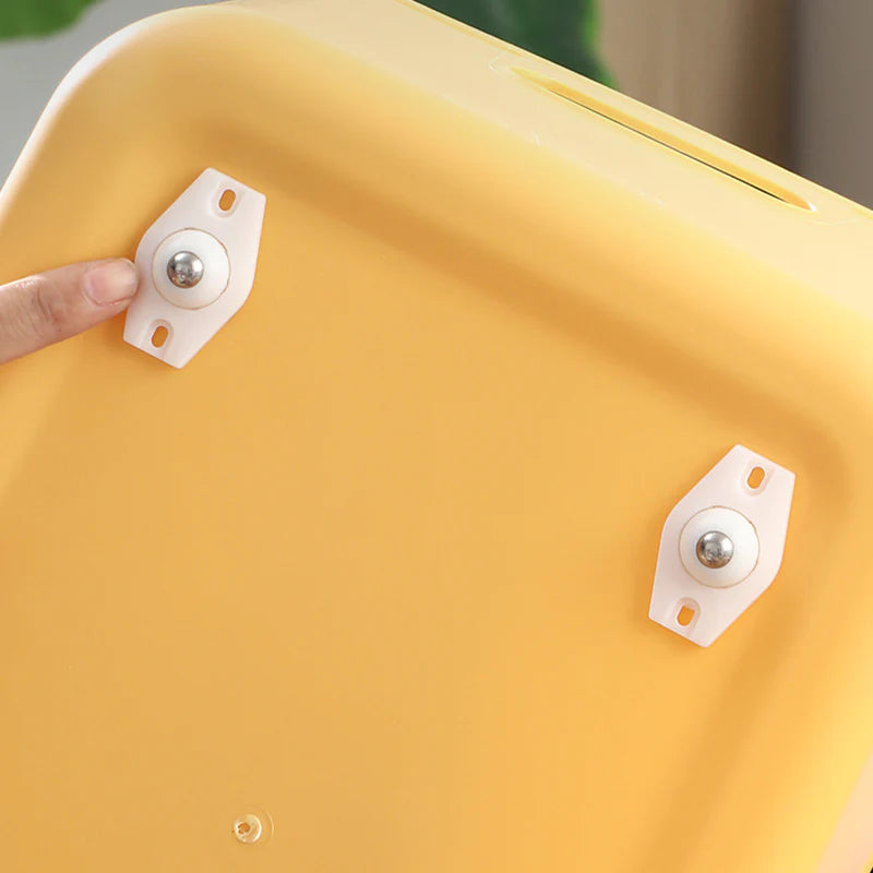Roulettes pivotantes 360° adhésives GlideEase™ - Installation facile pour meubles et rangements