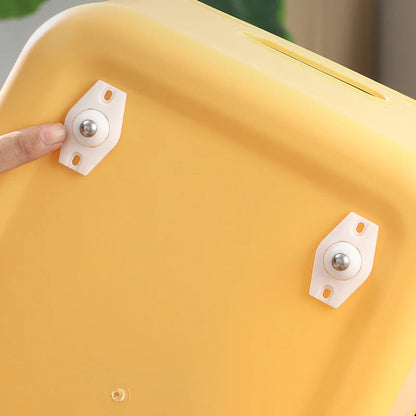 Roulettes pivotantes 360° adhésives GlideEase™ - Installation facile pour meubles et rangements