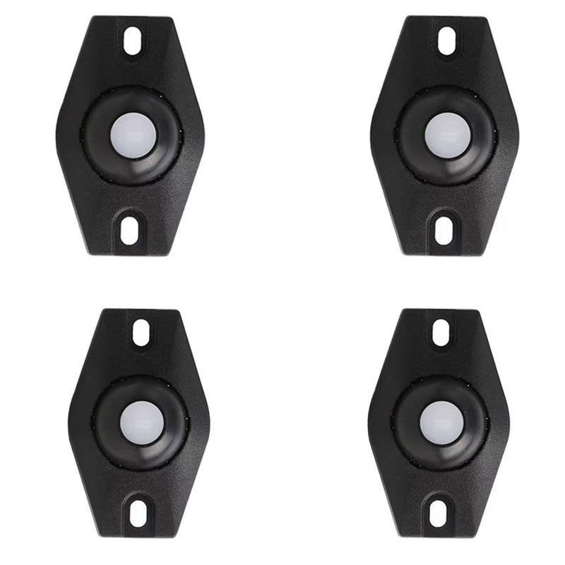 Roulettes pivotantes 360° adhésives GlideEase™ - Installation facile pour meubles et rangements