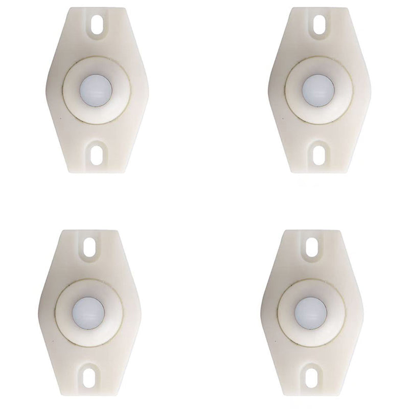 Roulettes pivotantes 360° adhésives GlideEase™ - Installation facile pour meubles et rangements