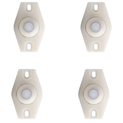 Roulettes pivotantes 360° adhésives GlideEase™ - Installation facile pour meubles et rangements