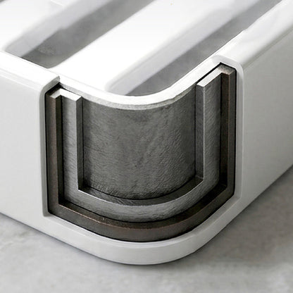 Support pour éponge et égouttoir de évier sans perçage GlideEase™ | Organisateur d'évier de cuisine sans perçage