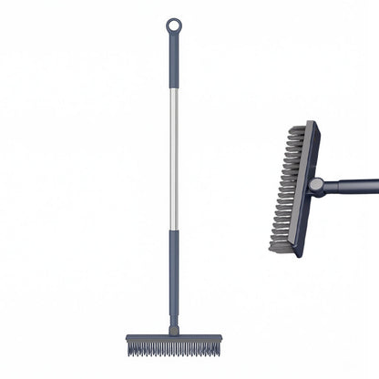 Brosse de Nettoyage 2-en-1 pour Joints & Coins avec Raclette Intégrée