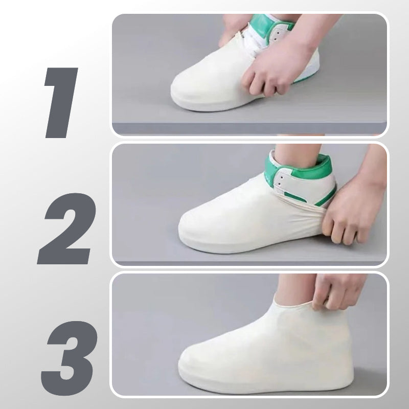 VaraLiving™ Couvre-Chaussures de Pluie en Latex Réutilisables