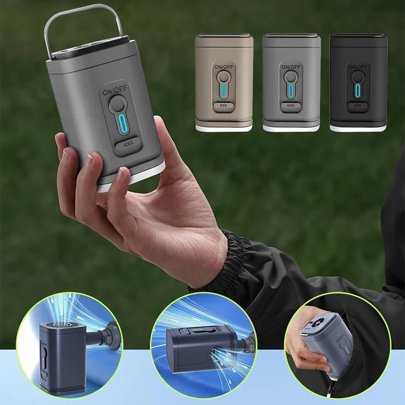 Pompe à Air Rechargeable pour Camping – Gonfleur Portable & Sans Fil