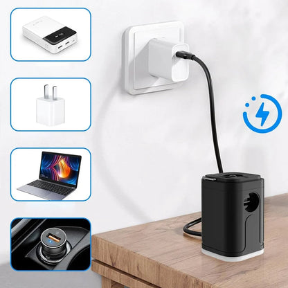 Pompe à Air Rechargeable pour Camping – Gonfleur Portable & Sans Fil