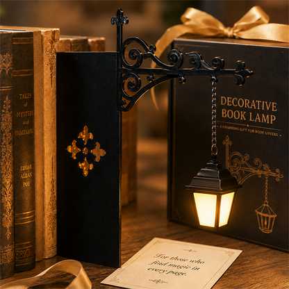 Lampe serre-livres rétro - Mini réverbère