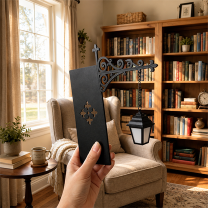 Lampe serre-livres rétro - Mini réverbère
