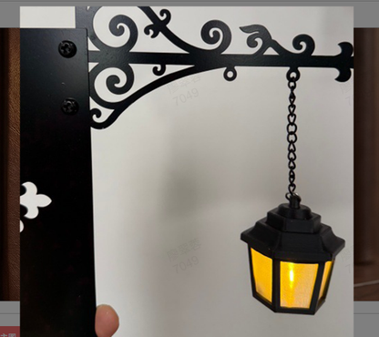 Lampe serre-livres rétro - Mini réverbère