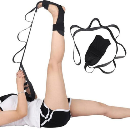 Sangle d'étirement multifonctionnelle pour pieds et jambes - Entraînement & Rééducation