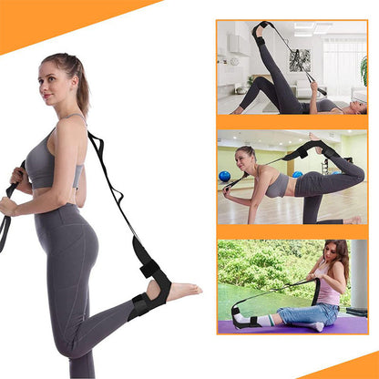 Sangle d'étirement multifonctionnelle pour pieds et jambes - Entraînement & Rééducation