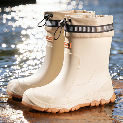 Bottes en caoutchouc imperméables mi-hautes unisexes ApexPower™ – Antidérapantes