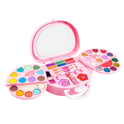 Coffret de maquillage lavable pour enfants et sac à main rose PureVal™ (doux pour la peau)