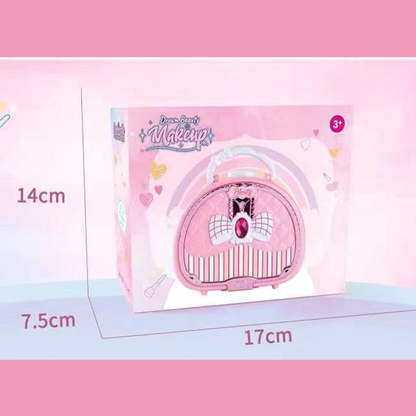 Coffret de maquillage lavable pour enfants et sac à main rose PureVal™ (doux pour la peau)