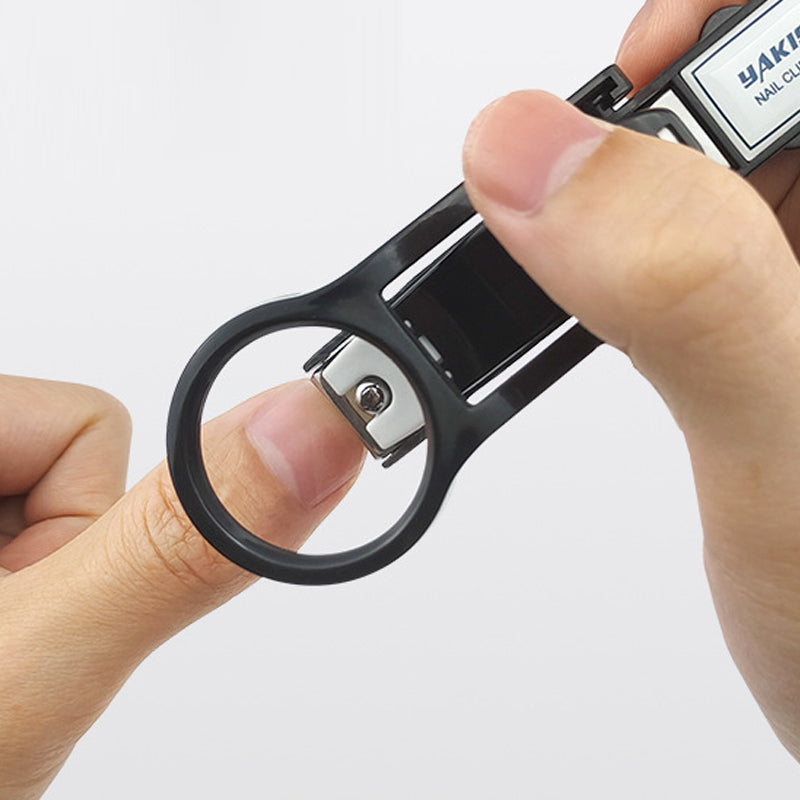 SilkEase™ Coupe-Ongles avec Loupe & Pare-Éclaboussures