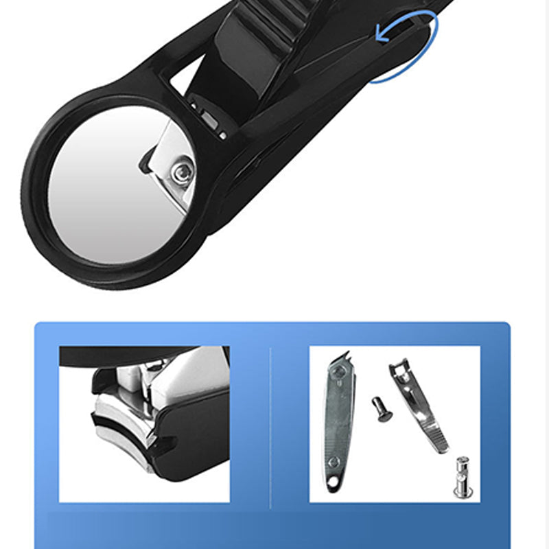 SilkEase™ Coupe-Ongles avec Loupe & Pare-Éclaboussures