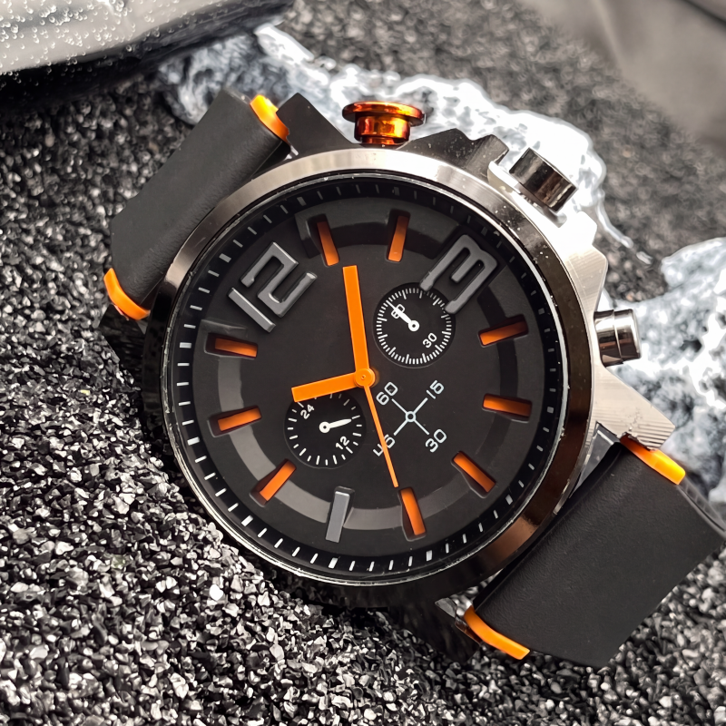 ChronosEase™ Montre à Quartz Élégante pour Homme | Idéale Quotidien & Business
