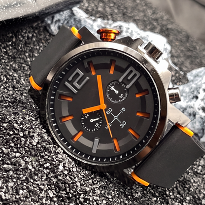 ChronosEase™ Montre à Quartz Élégante pour Homme | Idéale Quotidien & Business