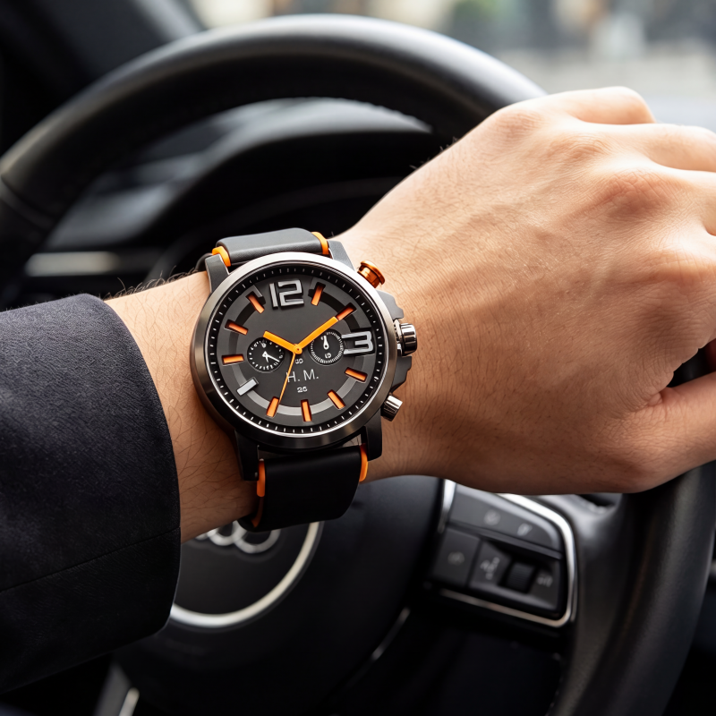 ChronosEase™ Montre à Quartz Élégante pour Homme | Idéale Quotidien & Business