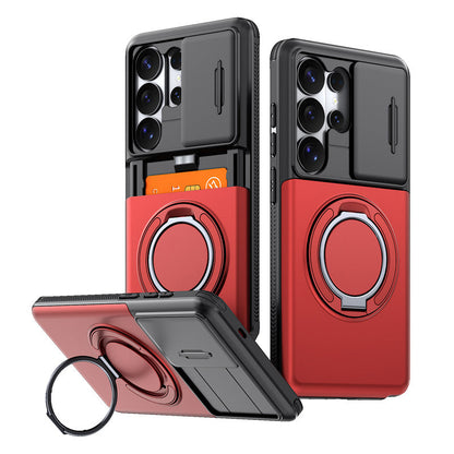 Coque antichoc pour Samsung avec porte-cartes caché FISHING™ | Protection 2-en-1