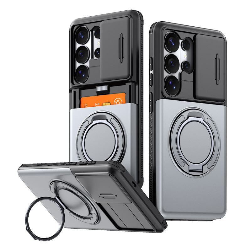 Coque antichoc pour Samsung avec porte-cartes caché FISHING™ | Protection 2-en-1