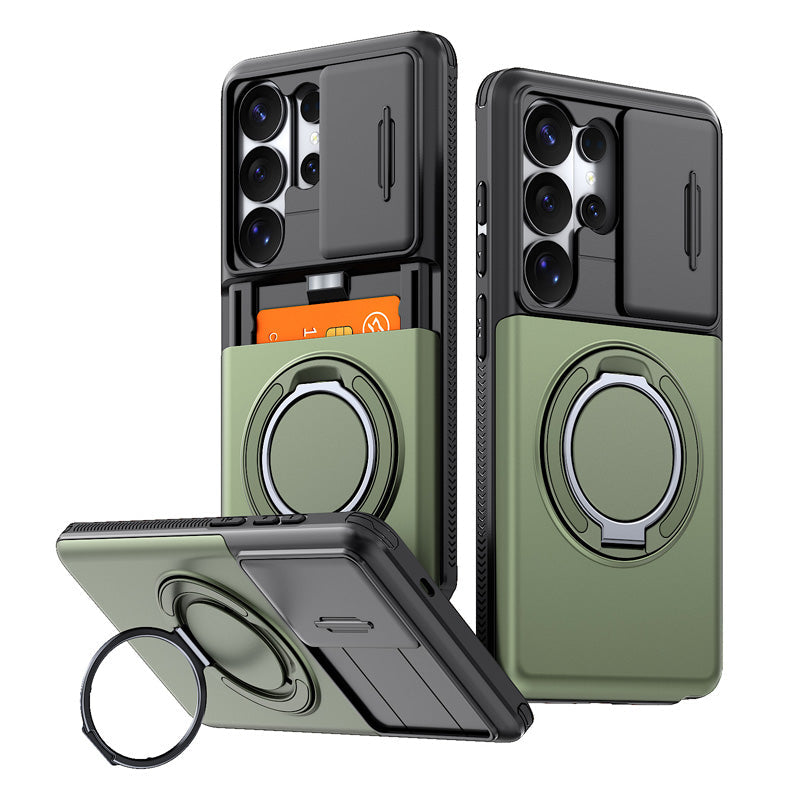 Coque antichoc pour Samsung avec porte-cartes caché FISHING™ | Protection 2-en-1