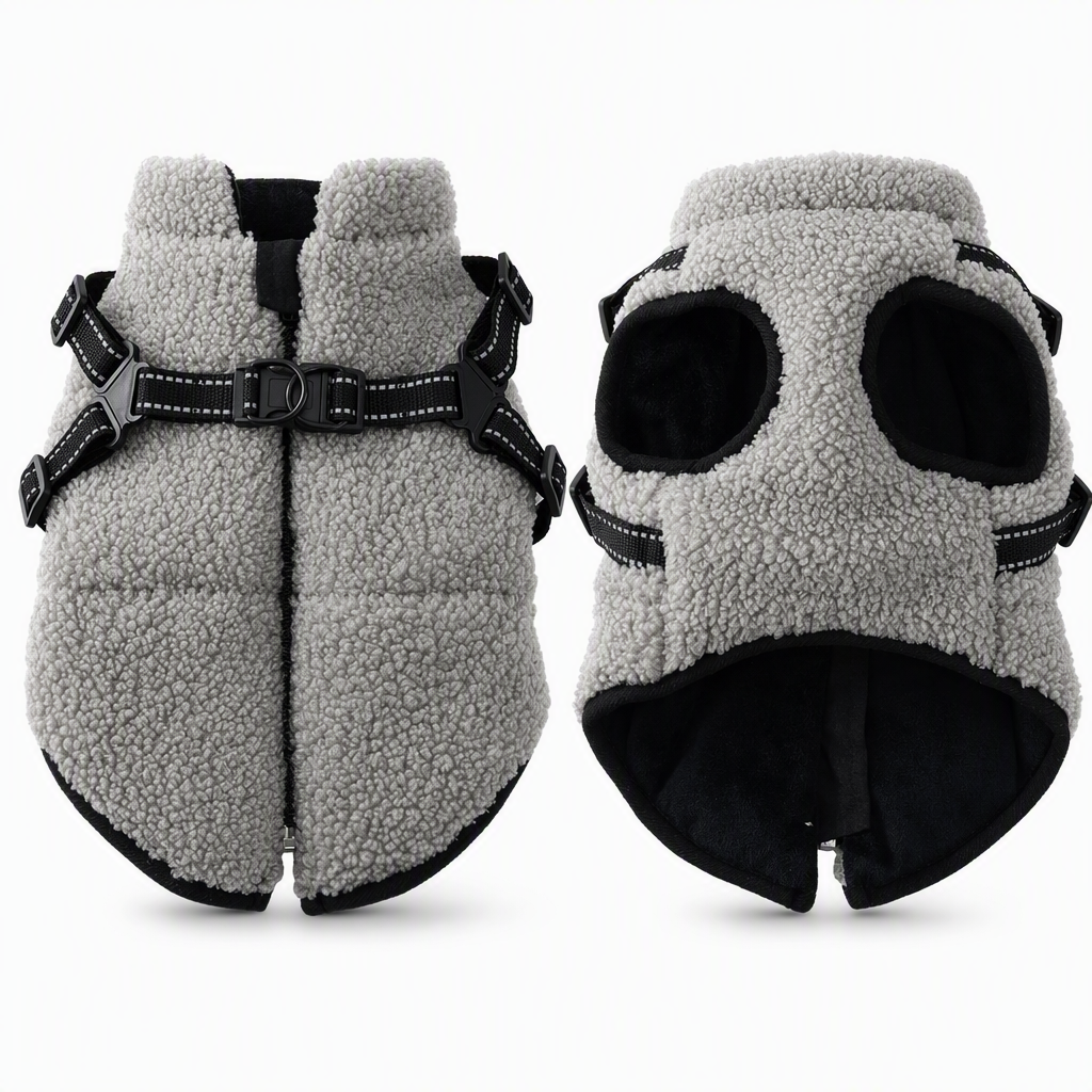 VaraLiving™ Manteau d'Hiver Chaud pour Chien | Bandes Réfléchissantes pour Chiens Petits & Moyens