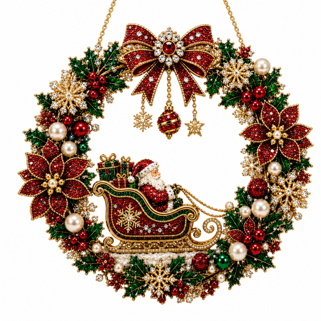 VaraLiving™ Kit Peinture Diamant de Noël DIY (Strass & Outils)