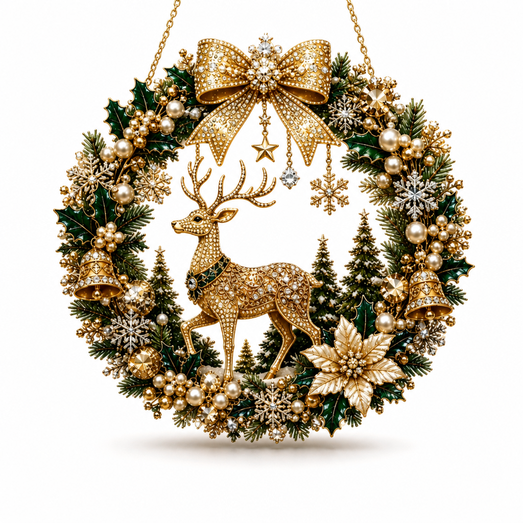 VaraLiving™ Kit Peinture Diamant de Noël DIY (Strass & Outils)