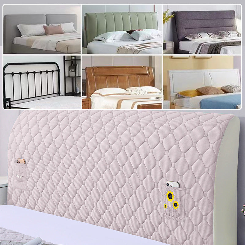 VaraLiving™ Housse Extensible de Tête de Lit en Velours