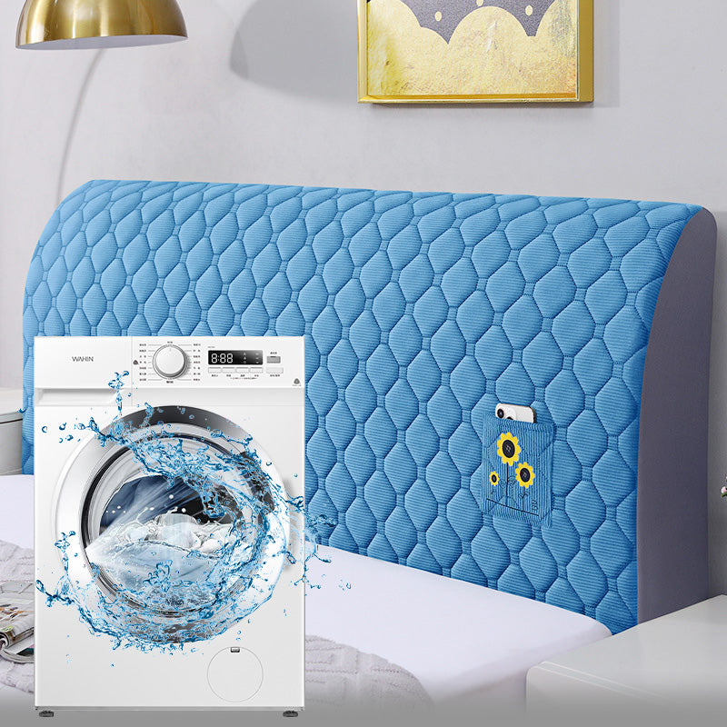 VaraLiving™ Housse Extensible de Tête de Lit en Velours