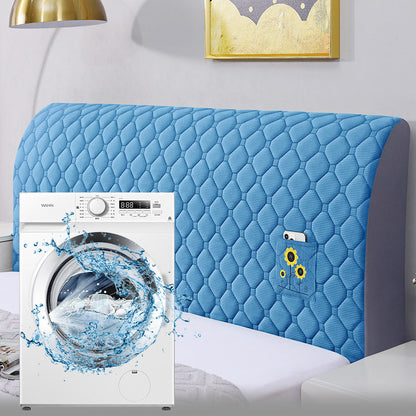 VaraLiving™ Housse Extensible de Tête de Lit en Velours