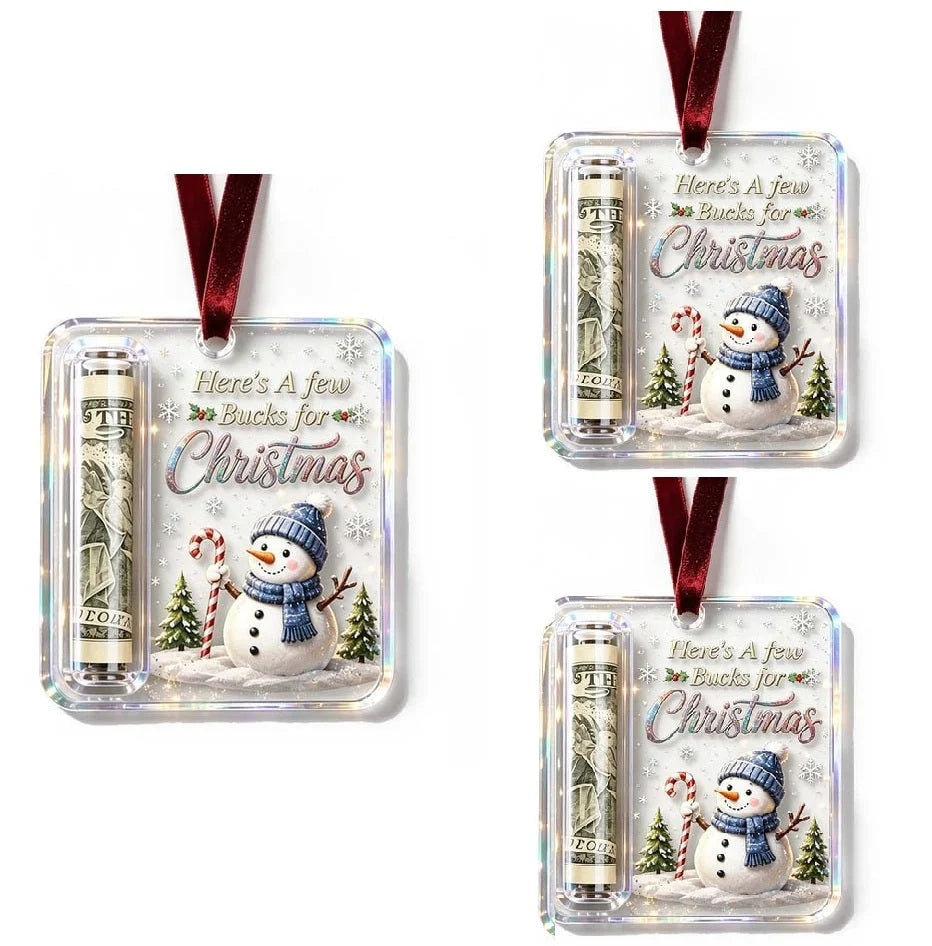 VaraLiving™ Porte-Billets de Noël en Acrylique à Suspendre