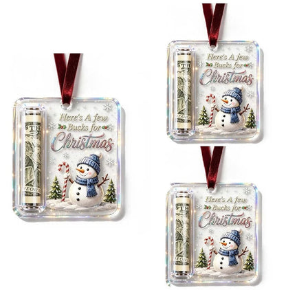 VaraLiving™ Porte-Billets de Noël en Acrylique à Suspendre
