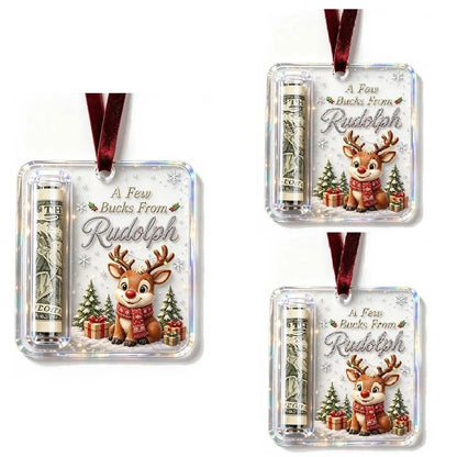 VaraLiving™ Porte-Billets de Noël en Acrylique à Suspendre