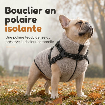 VaraLiving™ Manteau d'Hiver Chaud pour Chien | Bandes Réfléchissantes pour Chiens Petits & Moyens
