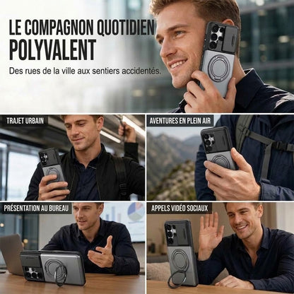 Coque antichoc pour Samsung avec porte-cartes caché FISHING™ | Protection 2-en-1