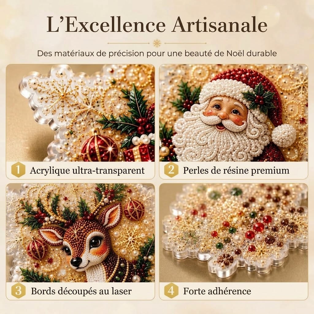 Kit de peinture et décorations de Noël DIY OmniLiving™ | Suspensions créatives pour le sapin de Noël