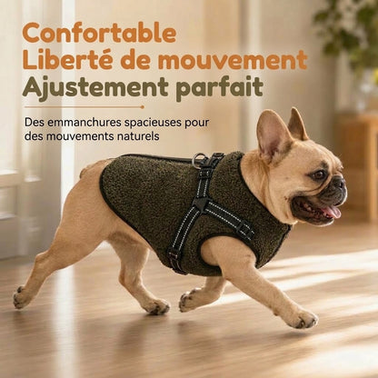 VaraLiving™ Manteau d'Hiver Chaud pour Chien | Bandes Réfléchissantes pour Chiens Petits & Moyens