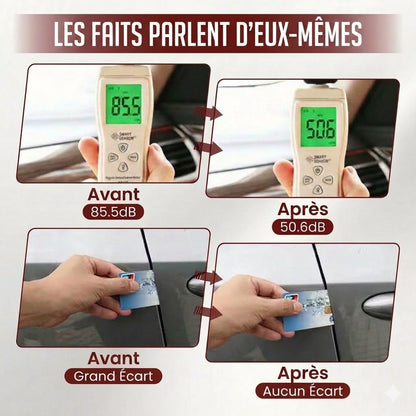 Bande d'étanchéité universelle pour voiture NovaPulse™ (caoutchouc EPDM auto-adhésif)