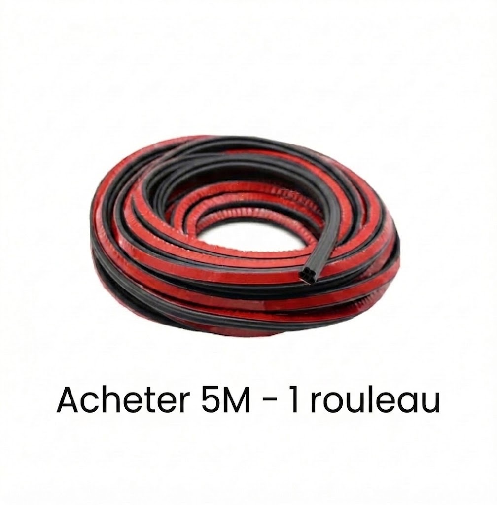 Bande d'étanchéité universelle pour voiture NovaPulse™ (caoutchouc EPDM auto-adhésif)