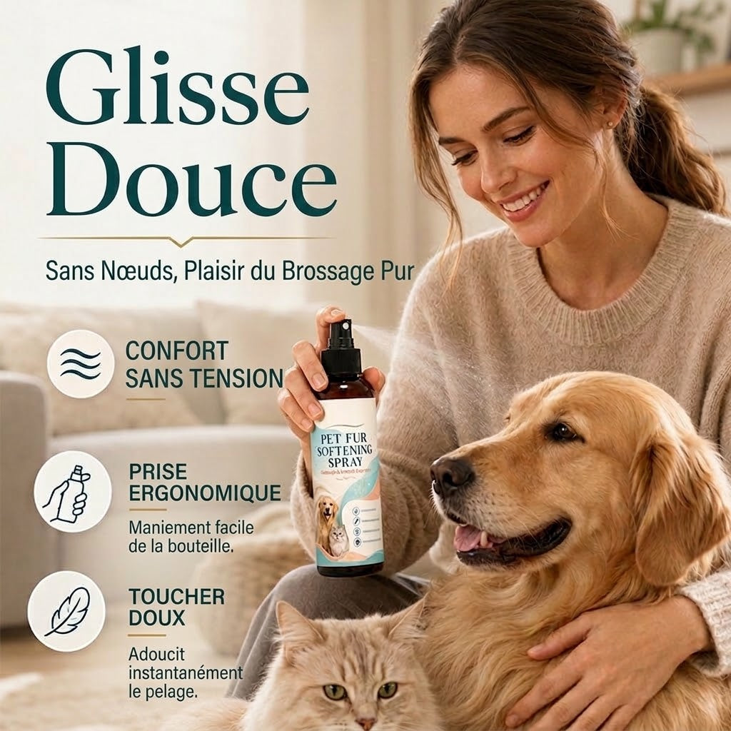 Spray démêlant doux pour pelage PureVal™ (chiens et chats, antistatique)