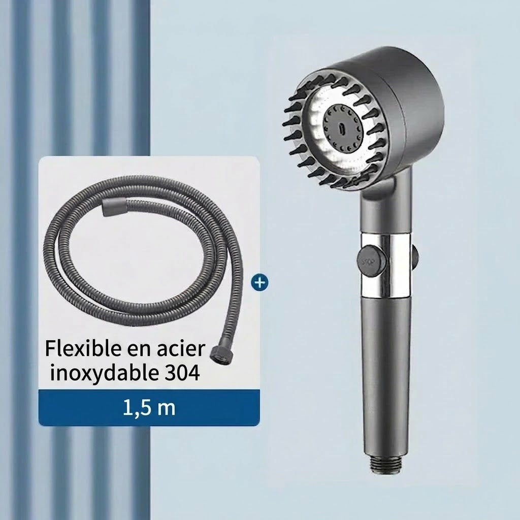 Pommeau de Douche Filtrant ProShield™ + 5 Cartouches