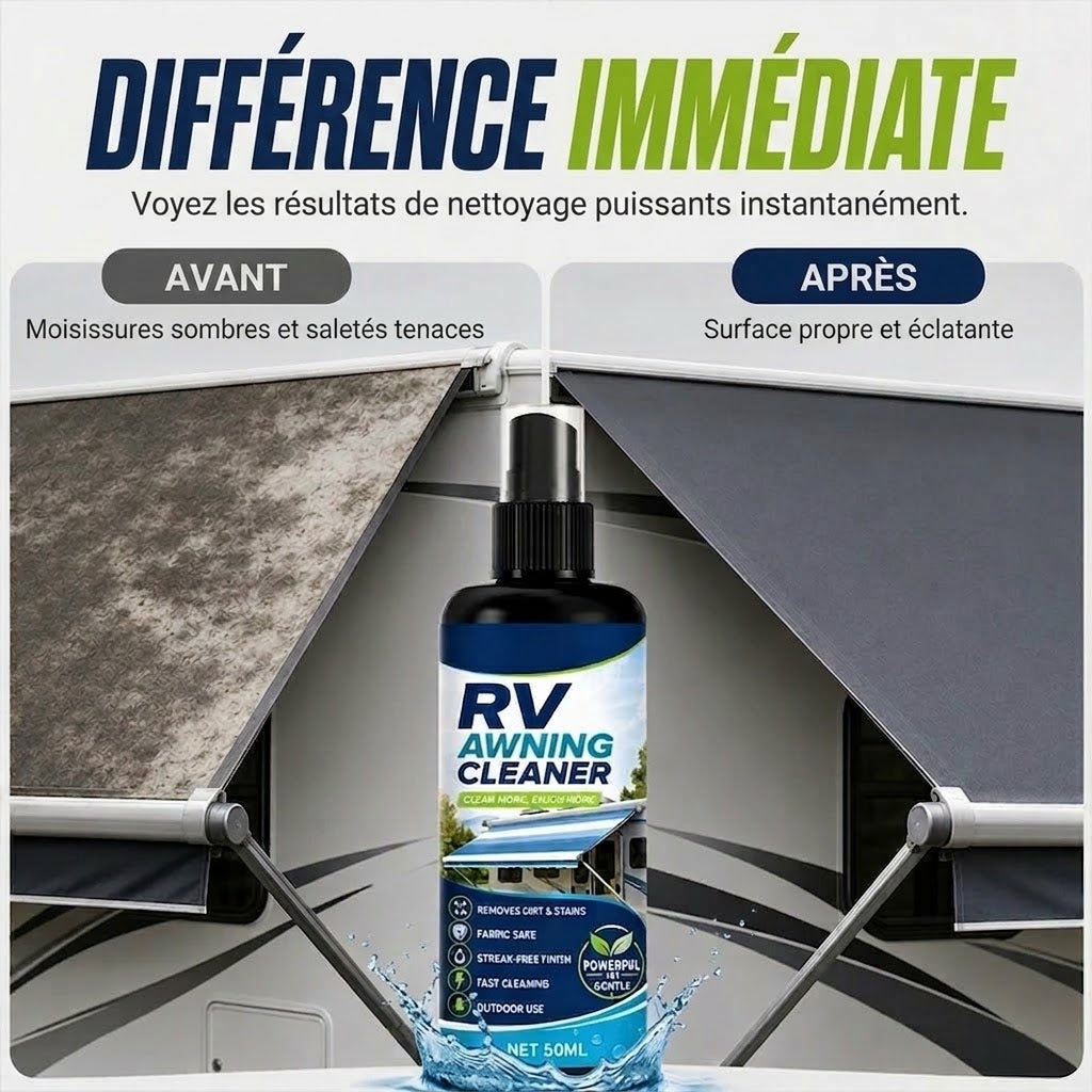 Nettoyant puissant pour auvent de caravane ProShield™ (élimine la moisissure et la saleté)