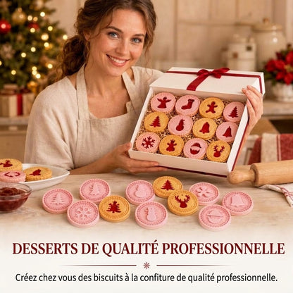 Set d'emporte-pièces de Noël OmniLiving™ | Moules à pâtisserie 3D pour enfants et adultes