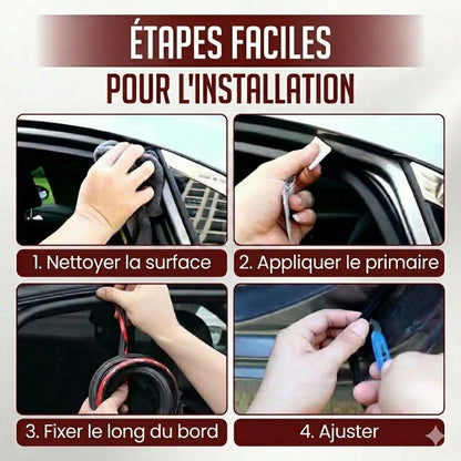 Bande d'étanchéité universelle pour voiture NovaPulse™ (caoutchouc EPDM auto-adhésif)