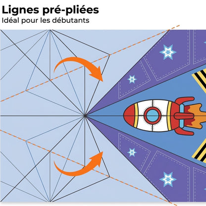 VaraLiving™ Kit DIY Avions en Papier (16 Pièces) | Avions en Origami Colorés Multi-Motifs pour Enfants
